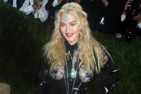 Popstar Madonna bei der Met Gala 2016 Popstar Madonna bei der Met Gala 2016