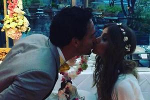 Mats Hummels und seine Cathy gaben sich am 15. Juni 2015 das Ja-Wort