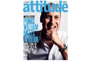 Prinz William strahlt auf dem Cover eines Schwulen-Magazins