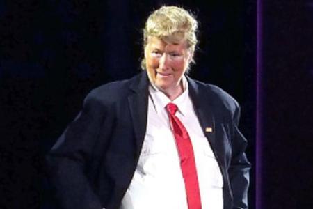 Zum Verwechseln ähnlich: Meryl Streep macht auf Donald Trump Zum Verwechseln ähnlich: Meryl Streep macht auf Donald Trump