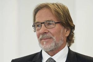 Schauspieler Götz George bei der Verleihung des Verdienstordens der Bundesrepublik Deutschland im Oktober 2014