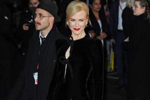 Pure Eleganz: Nicole Kidman im schwarzen Samtkleid bei der Vorstellung ihres neuen Kinofilms "Lion"