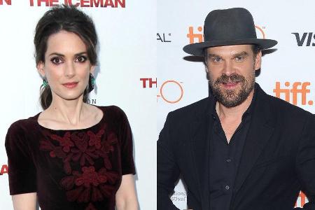 Winona Ryder und David Harbour hatten Spaß beim Dreh von Winona Ryder und David Harbour hatten Spaß beim Dreh von