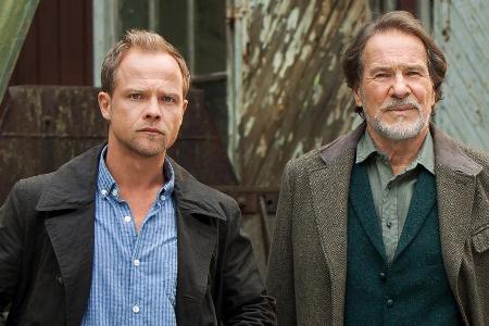 Matthias Koeberlin (l.) und der im Juni verstorbene Götz George