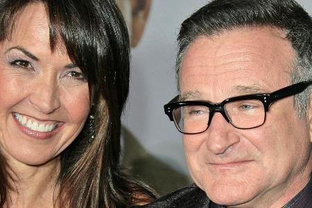 Susan Schneider und Robin Williams auf einer Veranstaltung in Hollywood Susan Schneider und Robin Williams auf einer Veranstaltung in Hollywood