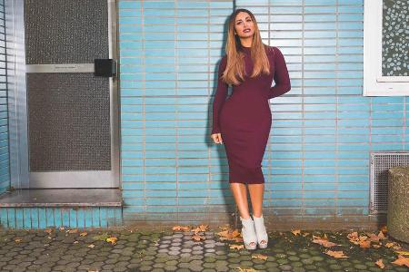 Enissa Amani am Set ihrer neuen Comedy-Show Enissa Amani am Set ihrer neuen Comedy-Show