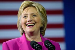Hillary Clinton tritt am 8. November als Kandidatin der Demokraten zur US-Präsidentschaftswahl an
