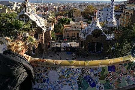 Heidi Klum im Park Güell Heidi Klum im Park Güell