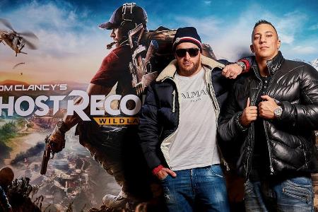 Vom Gangsta-Rapper zum Videospiel-Gangster: KC Rebell (l.) und Farid Bang Vom Gangsta-Rapper zum Videospiel-Gangster: KC Rebell (l.) und Farid Bang