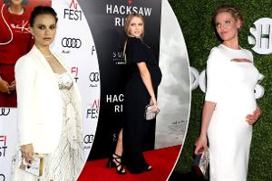 Natalie Portman: Babybauch in eleganter Robe