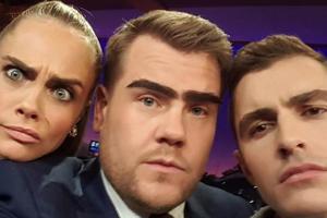 Cara Delevingne, James Corden und Dave Franco haben sichtlich Spaß