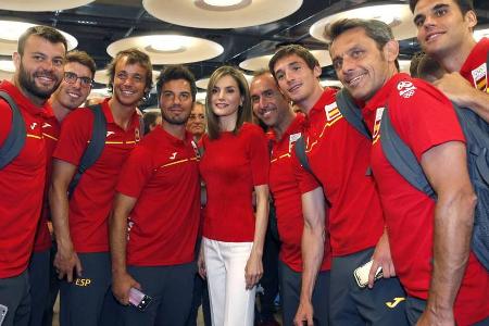 Königin Letizia bei der Verabschiedung des spanischen Olympia-Teams Königin Letizia bei der Verabschiedung des spanischen Olympia-Teams
