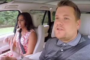 Carpool Karaoke: Michelle Obama rockt das Auto mit James Corden