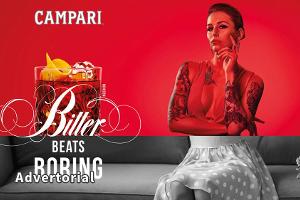 Campari präsentiert "Bitter beats Boring"