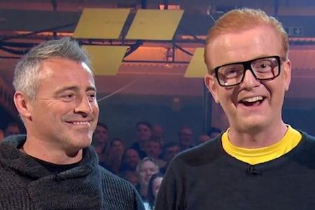 Matt LeBlanc (li.) wird bei Matt LeBlanc (li.) wird bei