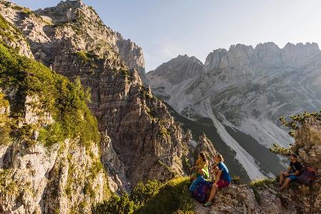 Verweilen und staunen über die faszinierende Schönheit der Bergwelt
