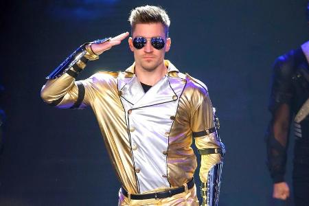 Holte die Höchstpunktzahl: Philipp Boy als Michael Jackson Holte die Höchstpunktzahl: Philipp Boy als Michael Jackson