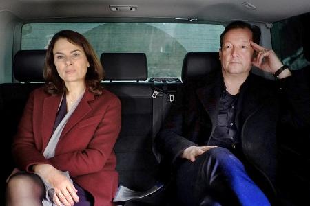 Matthias Brandt und Barbara Auer im Matthias Brandt und Barbara Auer im