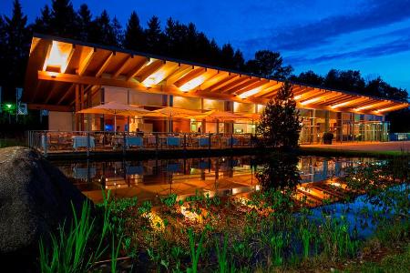 Das mit zwei Hauben prämierte Restaurant Aqarium des Resorts