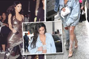 Kim Kardashian fast nackt in New York