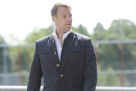 Manuel Neuer macht beim Oktoberfest-Outfit alles richtig