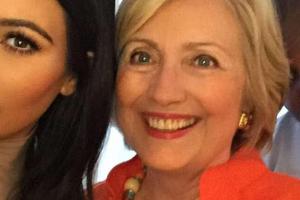 Kim Kardashian wählt Hillary Clinton