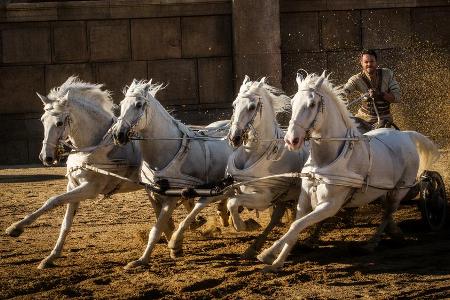 In der Neuverfilmung ist Jack Huston als Judah Ben-Hur zu sehen In der Neuverfilmung ist Jack Huston als Judah Ben-Hur zu sehen