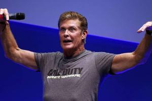 David Hasselhoff auf der Gamescom