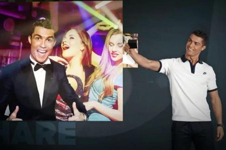 Ein Selfie mit Cristiano Ronaldo gefällig? Ein Selfie mit Cristiano Ronaldo gefällig?