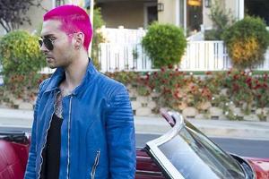Tokio-Hotel-Frontmann Bill Kaulitz hat die Haare pink