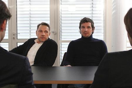 Thorsten Lannert (Richy Müller) und Sebastian Bootz (Felix Klare) ermitteln in einer Softwarefirma Thorsten Lannert (Richy Müller) und Sebastian Bootz (Felix Klare) ermitteln in einer Softwarefirma