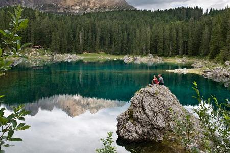Blaugrüner Traum: der Karersee