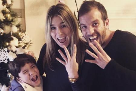 Rafael van der Vaart (r.) mit Estavana Polman und seinem Sohn Damian Rafael van der Vaart (r.) mit Estavana Polman und seinem Sohn Damian
