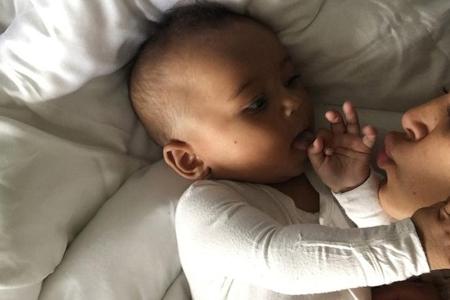 Kim Kardashian genießt innige Momente mit ihrem Sohn Saint