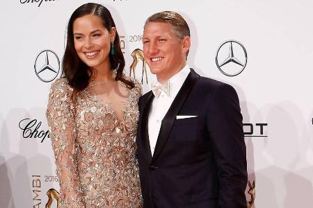 Bastian Schweinsteiger und Ana Ivanovic beim Bambi 2016 Bastian Schweinsteiger und Ana Ivanovic beim Bambi 2016