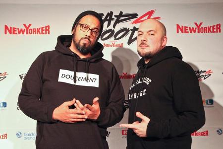 Samy Deluxe (li.) und Kool Savas treten beim Samy Deluxe (li.) und Kool Savas treten beim