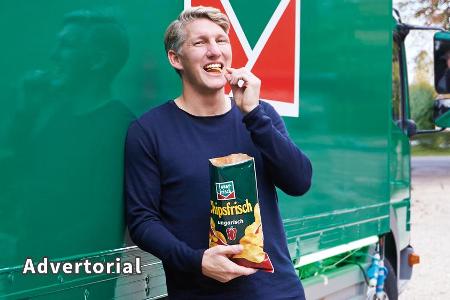 Bastian Schweinsteiger ist seit 2011 Markenbotschafter von funny-frisch Bastian Schweinsteiger ist seit 2011 Markenbotschafter von funny-frisch