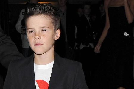 Auch im zarten Alter von damals noch zehn Jahren schon stilsicher unterwegs: Cruz Beckham Auch im zarten Alter von damals noch zehn Jahren schon stilsicher unterwegs: Cruz Beckham