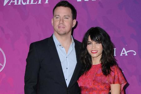 Liegen nicht nur im Bett auf einer Wellenlänge: Channing Tatum und seine Frau Jenna Dewan-Tatum Liegen nicht nur im Bett auf einer Wellenlänge: Channing Tatum und seine Frau Jenna Dewan-Tatum