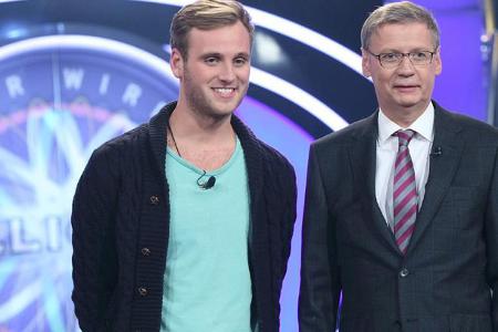 Günther Jauch mit Leon Windscheid Günther Jauch mit Leon Windscheid