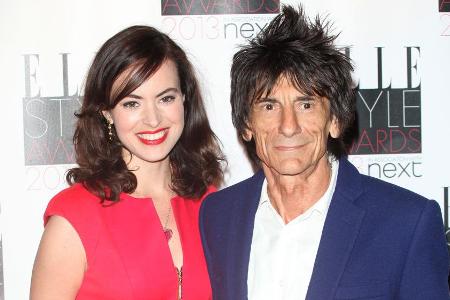 Ron Wood und Sally Humphreys sind seit 2012 verheiratet Ron Wood und Sally Humphreys sind seit 2012 verheiratet