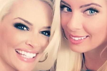 Ein Herz und eine Seele: Jenny Frankhauser (r.) mit ihrer großen Schwester Daniela Katzenberger