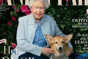 Queen Elizabeth II. posiert mit ihren Hunden für "Vanity Fair"