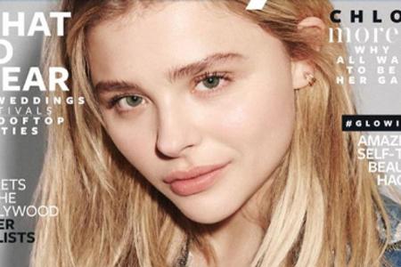 Chloë Grace Moretz (19) strahlt im No-Make-up-Look vom Cover der britischen 