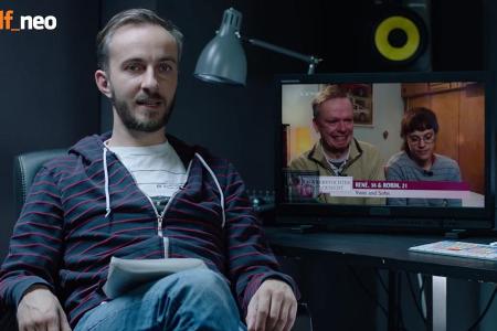 Jan Böhmermann schleuste zwei Schauspieler bei Jan Böhmermann schleuste zwei Schauspieler bei