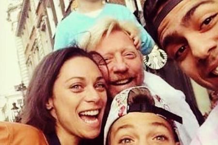 Boris Becker mit seinen drei Söhnen und Ehefrau Lilly Boris Becker mit seinen drei Söhnen und Ehefrau Lilly