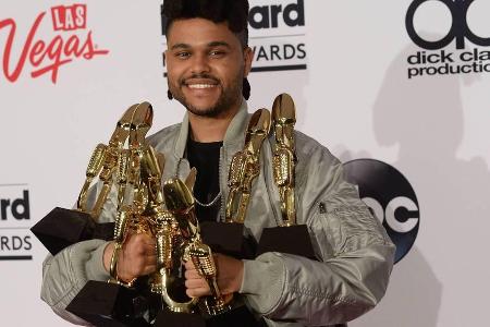 Mit acht Awards der große Abräumer des Abends: The Weeknd Mit acht Awards der große Abräumer des Abends: The Weeknd