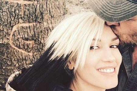 Gwen Stefani und Blake Shelton singen zusammen das Duett Gwen Stefani und Blake Shelton singen zusammen das Duett