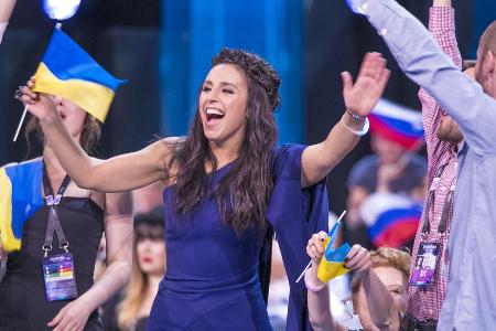 Jamala aus der Ukraine ist die umjubelte Siegerin beim ESC 2016