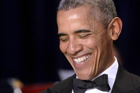 Bewies wieder einmal seinen Humor: Barack Obama Bewies wieder einmal seinen Humor: Barack Obama